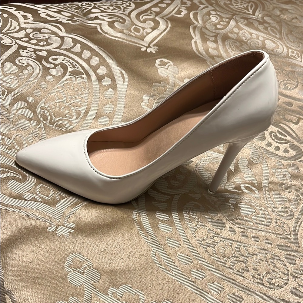 Elegant White Women's Stiletto Heels